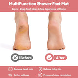 No-Bend Shower Foot Scrubber Mat – Wash Your Feet without Bending