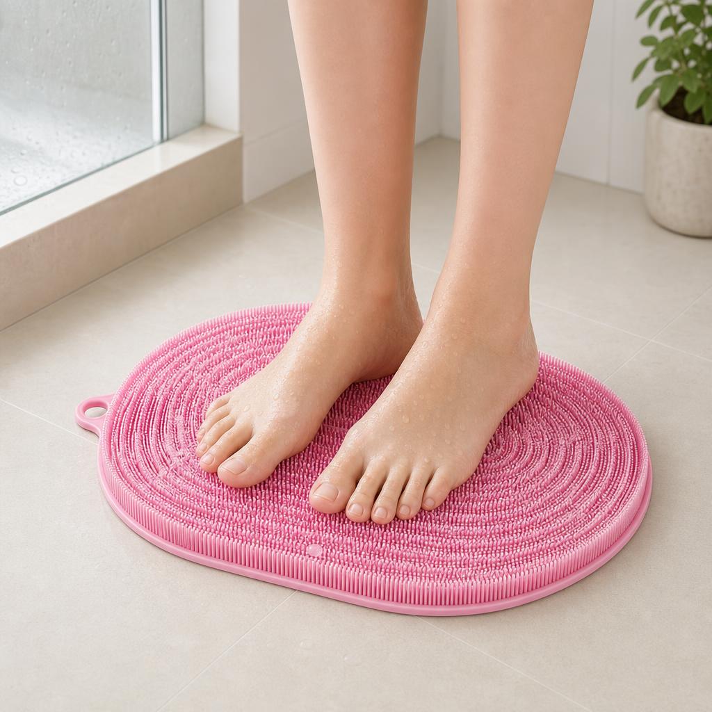 Set it on the floor and step on